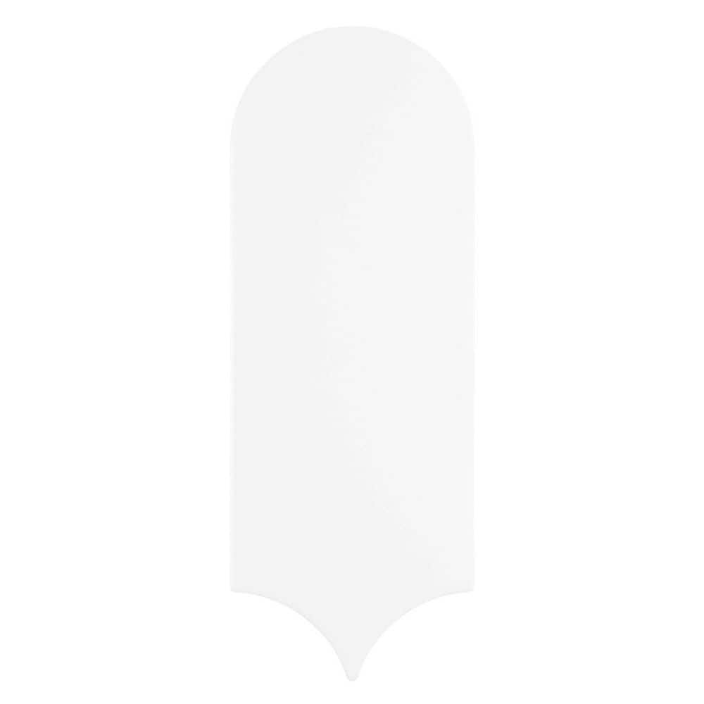 Picole Rastel White 3 in. x 9 in. Popsicle Terazzo Look Satin Ceramic Wall 