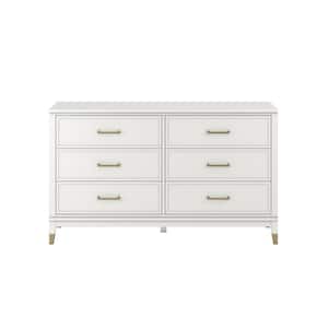 Westerleigh 6-Drawer Dresser, White