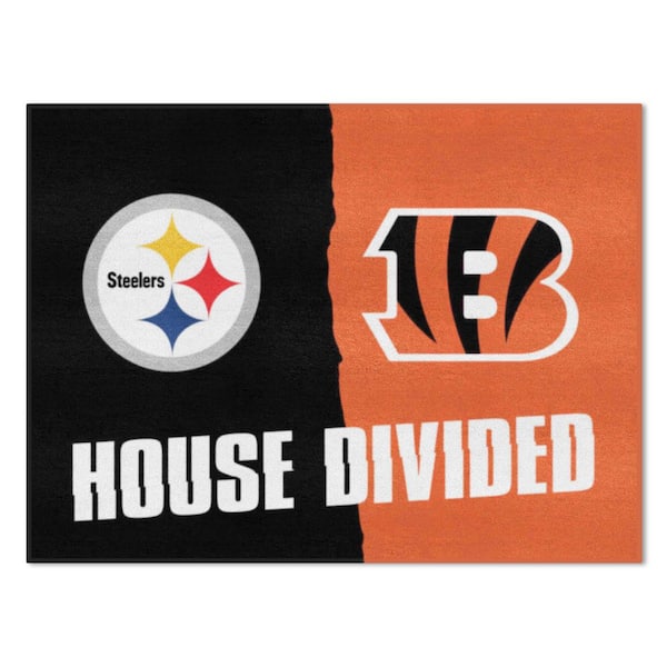 NFL Steelers / Bengals Doormat 3 ft. x 4 ft. Area Rug