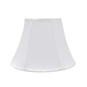 13 in. x 9-1/2 in. Off-White Bell Collaspsible Lamp Shade