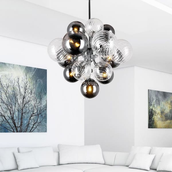 Pallocino 8 Light Chandelier With Chrome Finish