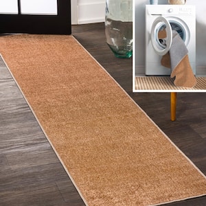 Terra 2 ft. x 8 ft. Twyla Classic Solid Low-Pile Machine-Washable Runner Rug