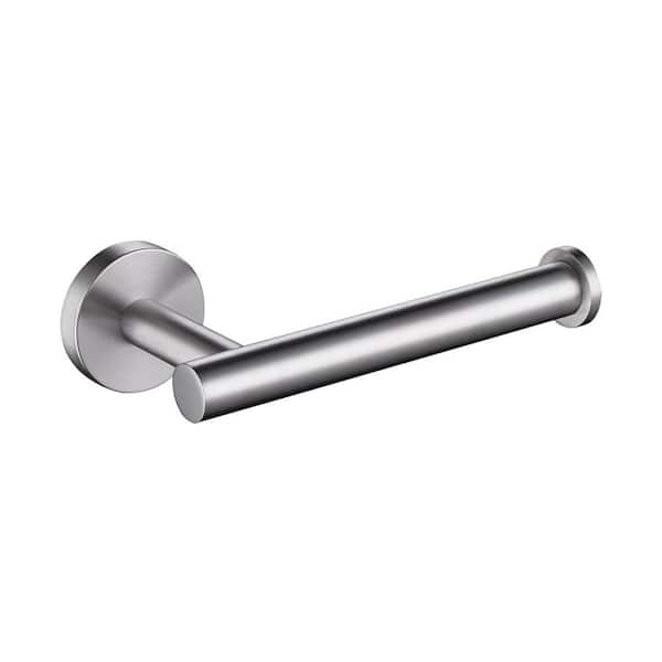 Wall-Mount Single Post Toilet Paper Holder in Brushed Nickel