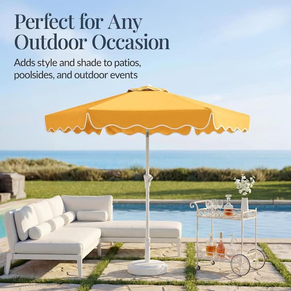 Best Choice Products 7.5 ft. Steel Market Patio Umbrella in