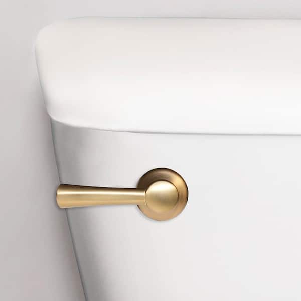 Korky StrongARM Universal Toilet Flush Handle Simple Style in Brushed Gold