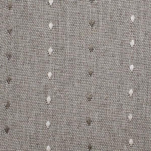 Smoke Woven Solid 54 in. W x 45 in. L Grommet Blackout Curtain