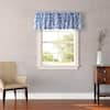 Laura Ashley Charlotte 15 in. L Cotton Pole Top Valance in Blue 211384 ...