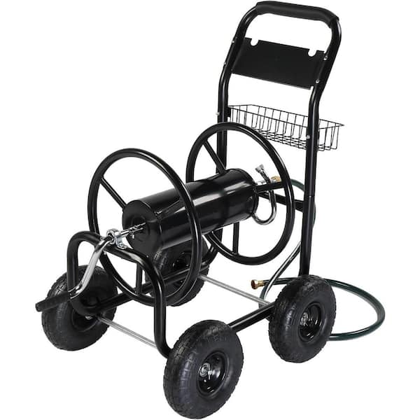 AOPSPS 97*53*100cm Black Iron With Green Water Pipe Iron Spokes Water Pipe Truck
