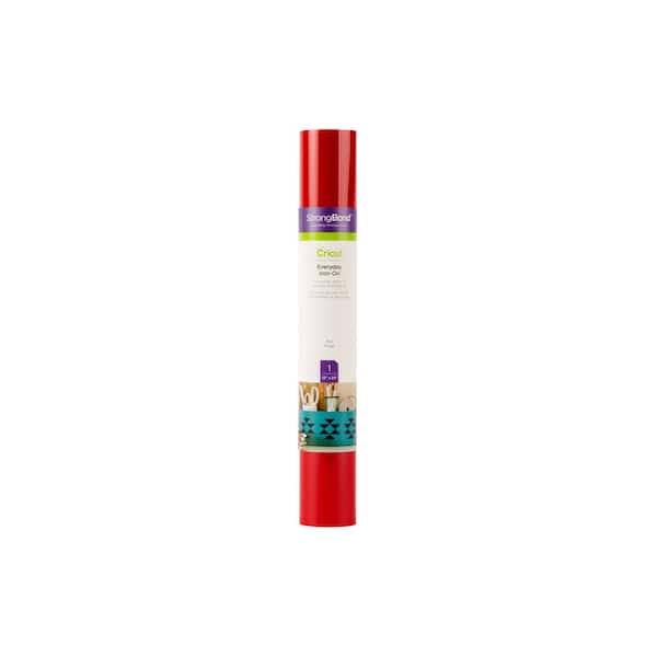 Cricut Everyday 12 in. x 24 in. Iron-On, Red