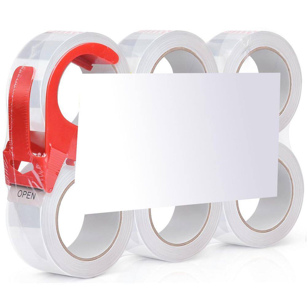 No Noise Heavy Duty Clear Packing Tape with Dispenser 1.88 x 2362 Family Use 6-Rolls Silent Technology price history on PriceWatchPro