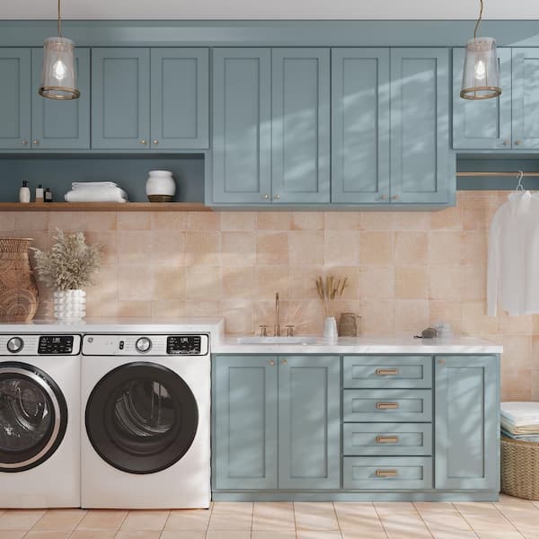 Palmera 9 in. x 9 in. Matte, Glossy Terracotta Beige Porcelain Dotted Square Tile (6.96 sq ft/case)-13 Pack