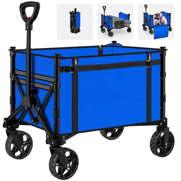 Collapsible Wagon Cart with Wheels for Outdoor Sport