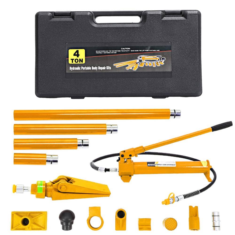 Heavy Duty Porta Power Hydraulic Jack Kit with Pump, 4.6ft Hose, Secure Carrying Case for Auto Body Frame Repair, Garage price history on PriceWatchPro