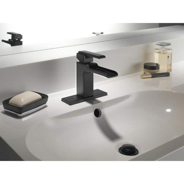 Delta Ara Single Hole Single-Handle Bathroom Faucet Channel Spout