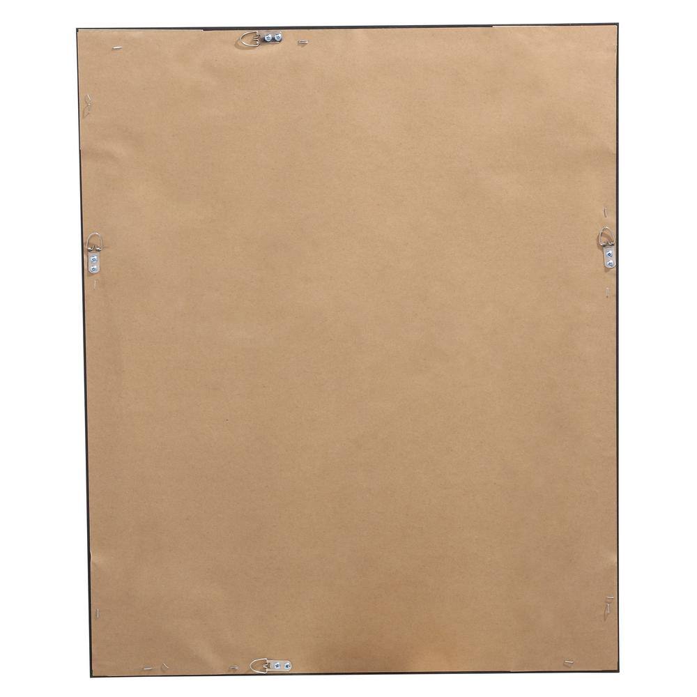 Medium Rectangular Bronze Floating Wall Mirror