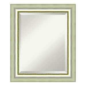 Vegas 21 in. W x 25 in. H Framed Rectangular Bathroom Vanity Mirror in Silver