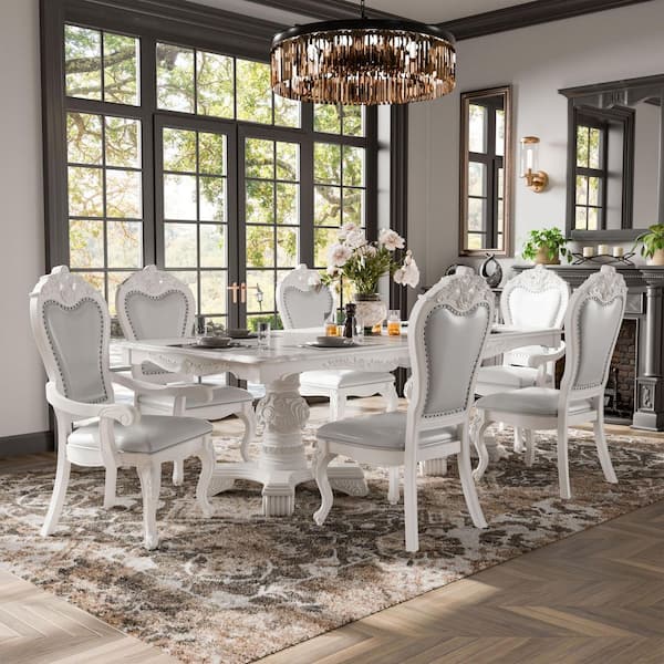 ⭐Jing⭐　INOUT NEW Standard Table THE RIGHT PATH 70.8 in. Dining Table for 4 to 8 - High