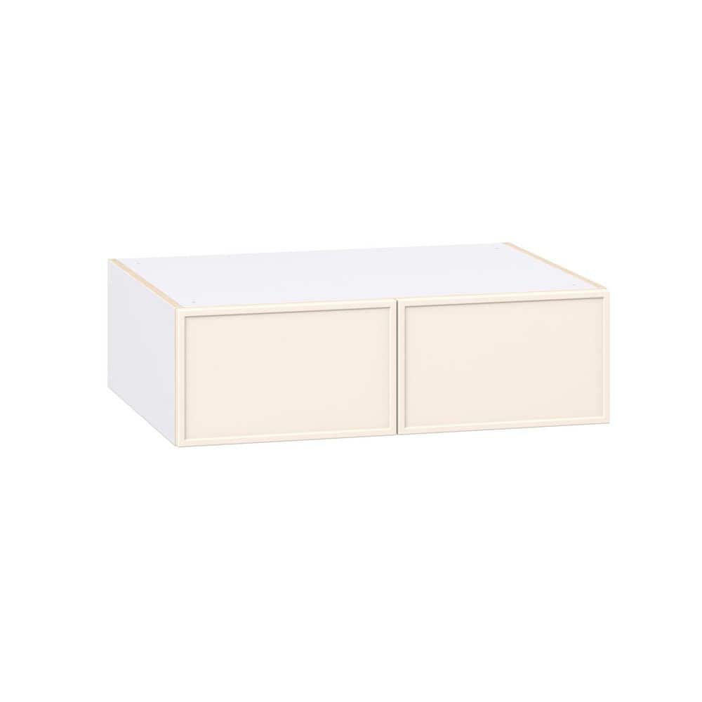 Fairview 33 in. W x 24 in. D x 10 in. H Assembled Slim Shaker Wall Bridge Kitchen Cabinet in Washed Linen price history on PriceWatchPro
