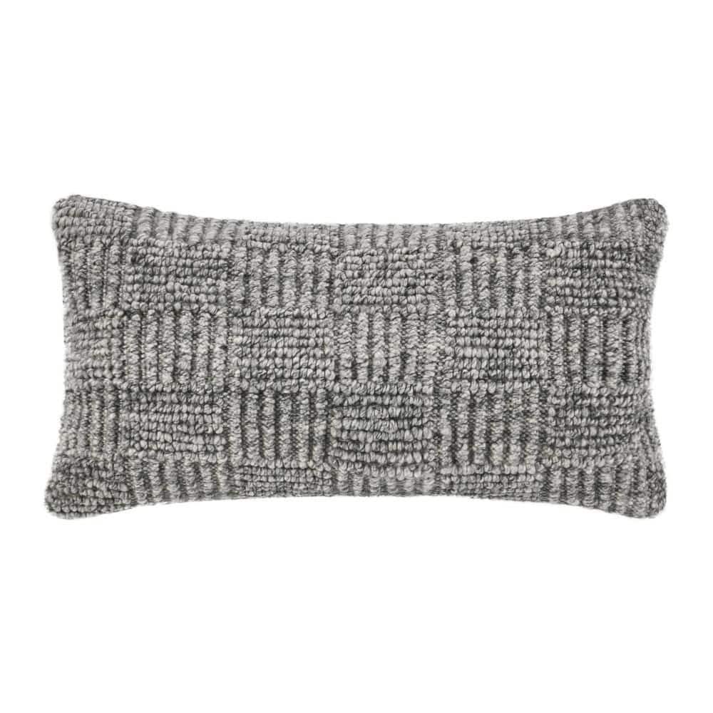 Slick Gray Abstract Polyester 5 x in. 26 in. Throw Pillow price history on PriceWatchPro