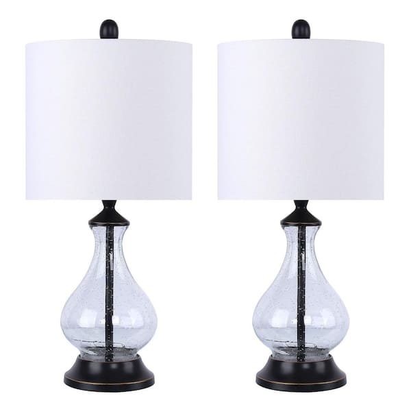 Oil Rubbed Bronze Table Lamp, Oil Rubbed Bronze Table Lamp With White Shade