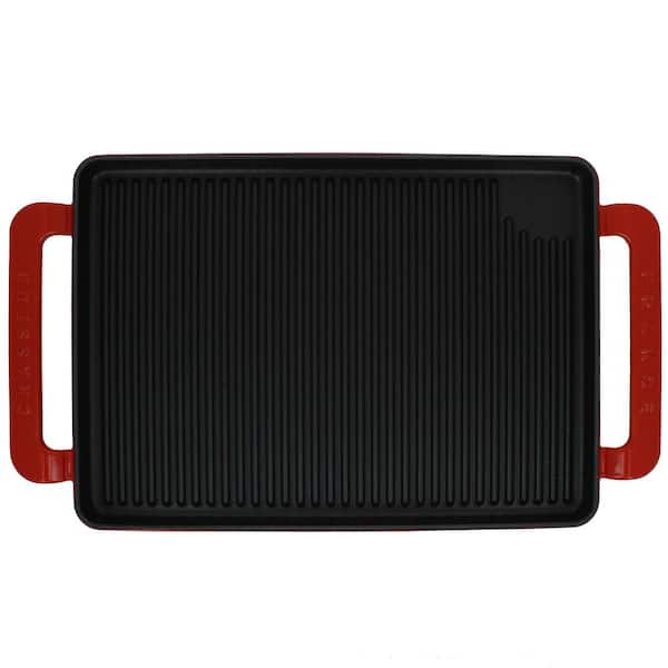 enameled cast iron grill pan