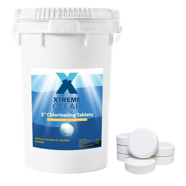 50 lbs. 3 in. Pool Chlorinating Tablets 71102H The Home Depot