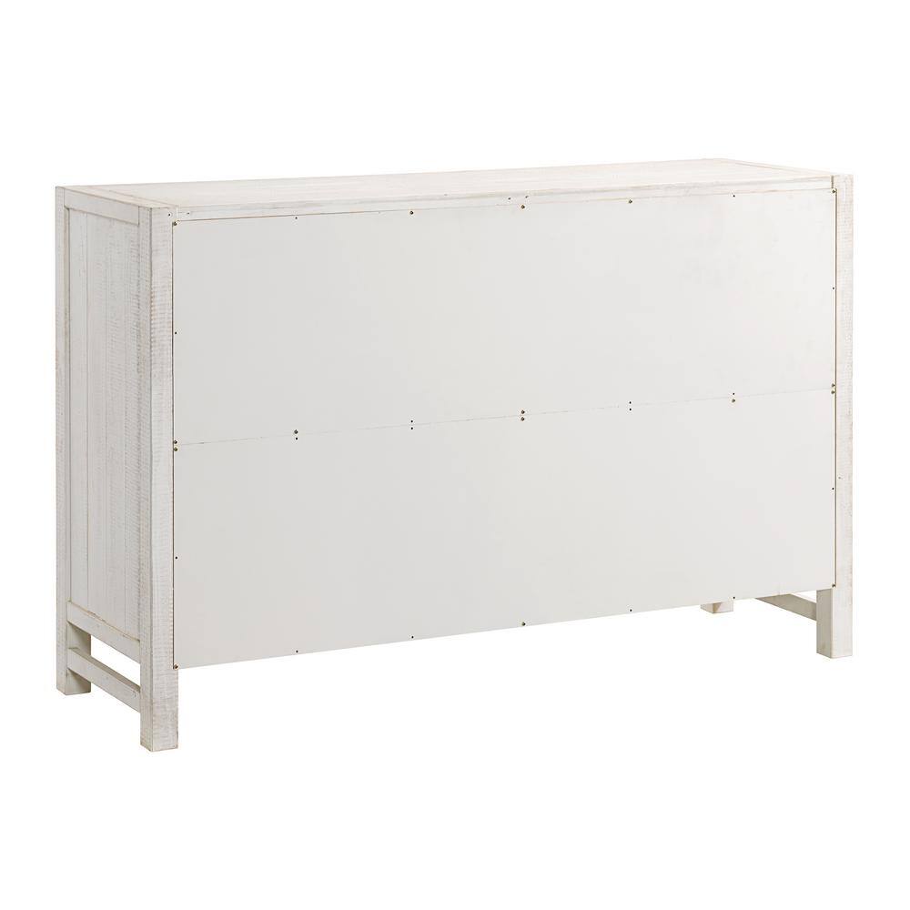 Driftwood White Pine 6-Drawer Double Nursery Dresser