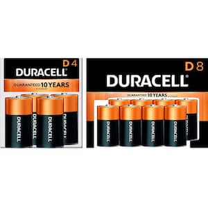 Coppertop D Alkaline Battery Mix Pack (12 Total Batteries)