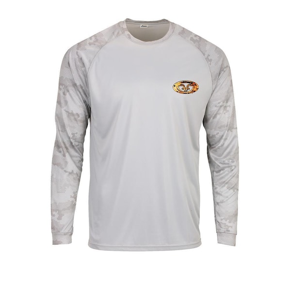 Redfish Skin L/S Performance T-Shirt Aluminum XL
