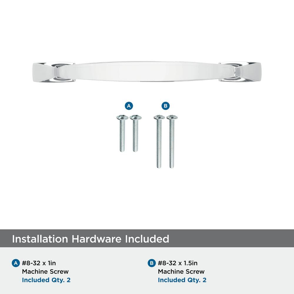Highland Ridge Polished Chrome Modern Cabinet Bar Pull
