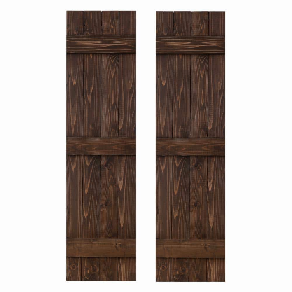 Dogberry Collections 14 in. x 60 in. Board and Batten Traditional