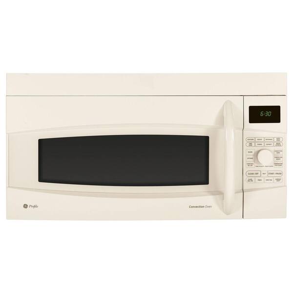 GE Profile 1.7 cu. ft. Over-the-Range Convection Microwave in Bisque-DISCONTINUED