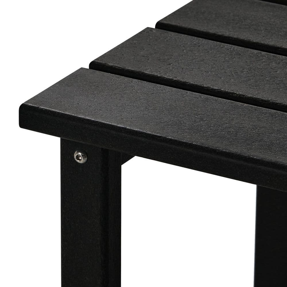 Westin Durable Black HDPE Outdoor Patio Side Table