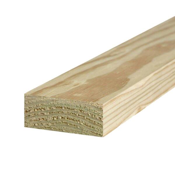 2 In X 4 In X 8 Ft 1 Prime Ground Contact Pressure Treated Lumber The Home Depot