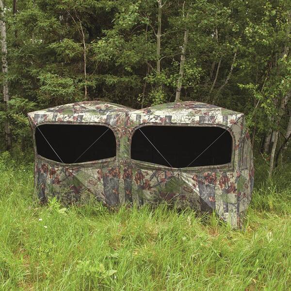 Barronett Blinds Big Beast Backwoods Camo 6-Person Hub Hunting