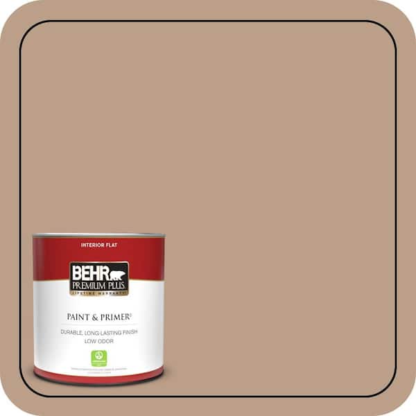BEHR PREMIUM PLUS 1 qt. #N240-4 Sierra Flat Low Odor Interior Paint & Primer