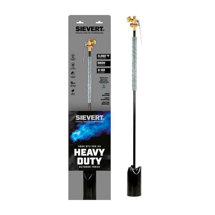 SIEVERT Heavy-Duty Outdoor Propane Gas Torch (Fuel Not Included)