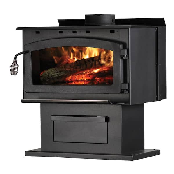 US Stove 2000 sq. ft. King 89,000 BTU EPA Certified Wood Stove with Blower