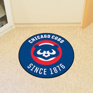 Chicago Cubs Blue 2 ft. x 2 ft. Round Area Rug