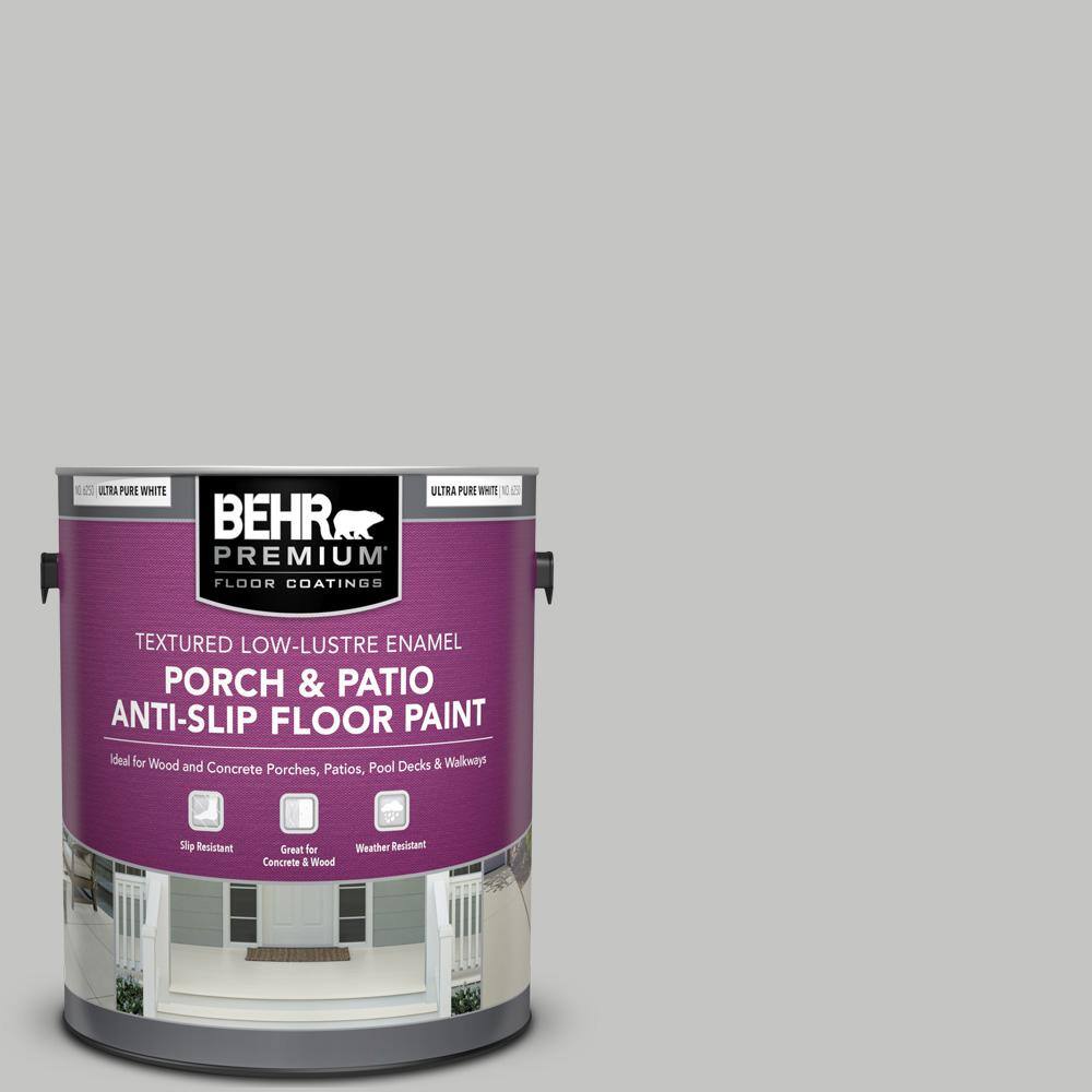 BEHR PREMIUM 1 gal. N5202 Silver Bullet Textured LowLustre Enamel