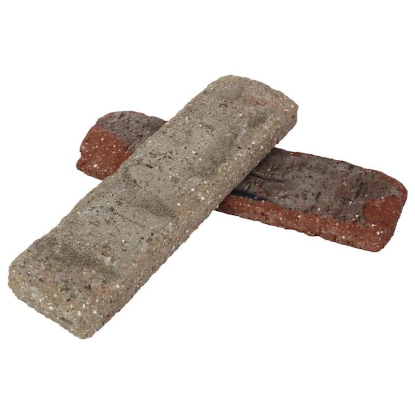 7.625 in. x 2.25 in. x 0.5 in. Cobblestone Thin Brick Singles (Box of 50-Bricks)