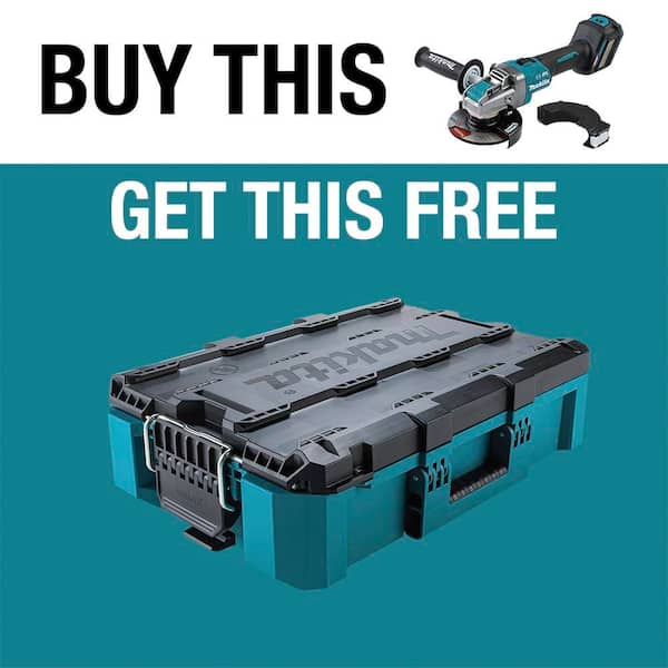 Makita 40V max XGT Brushless Cordless 5 in. X-LOCK Angle Grinder