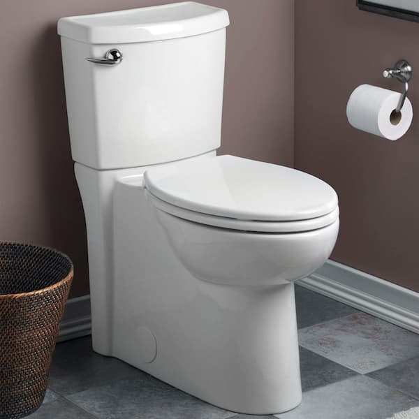 Cadet 3 FloWise 2-Piece 1.28 GPF Single Flush Right Height Round Front Toilet with Concealed Trapway in White