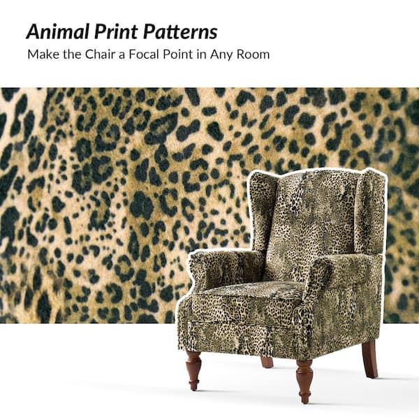 超ポイントアップ祭 JAYDEN Pattern Animal Traditional Leopard Ira CREATION 1人掛けソファ