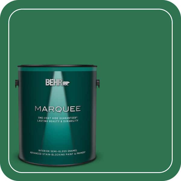 BEHR MARQUEE 1 gal. #P420-7 Crown Jewel Semi-Gloss Enamel Interior Paint & Primer