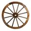 Patio Premier 32 in. Wooden Wagon Wheel in Rustic (2-Pack) 442010 - The ...