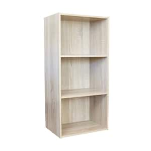 34.6 in. Sonoma Oak 4-Shelf Standard Bookcase