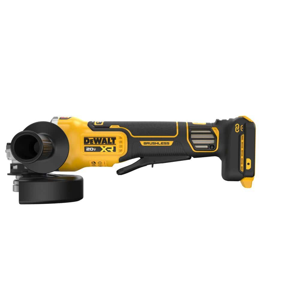 DEWALT 20V XR Cordless 4-1/2. in. to 5 in. Variable Speed Angle Grinder ...