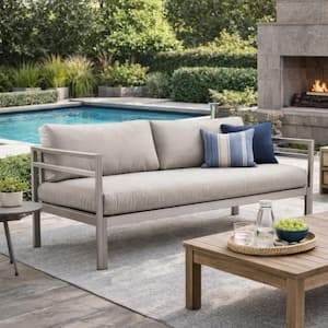 ZUO Cosmopolitan 56.7 in. W Square Arm Metal Outdoor Modern