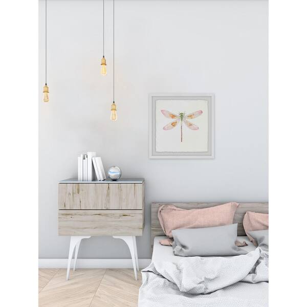 Unbranded 48 in. H x 48 in. W "Translucent Dragonfly" by Marmont Hill Art Collective Framed Printed Wall Art